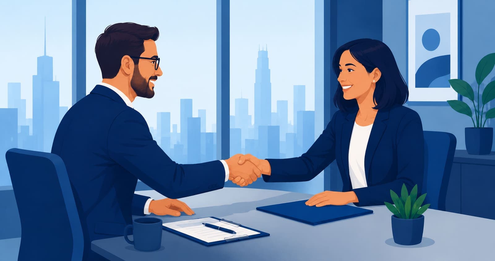 Negociação de salário em inglês entre profissional e recrutador